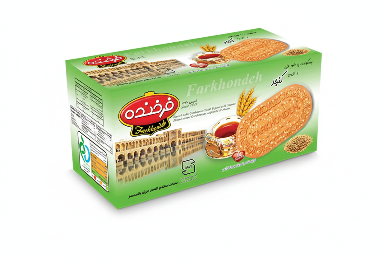Farkhonde Sesame Oat Biscuit