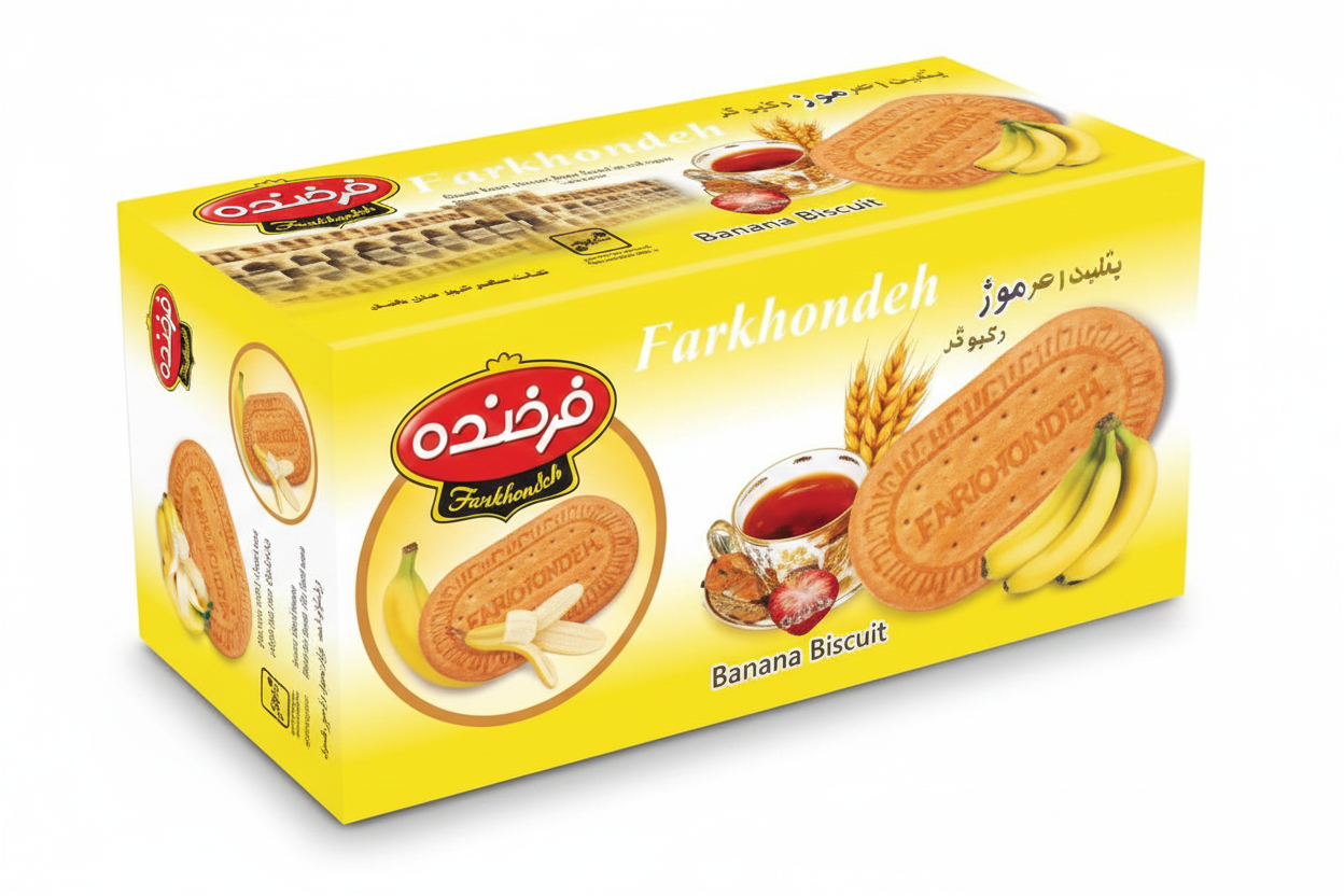 Farkhondeh Banana Biscuit
