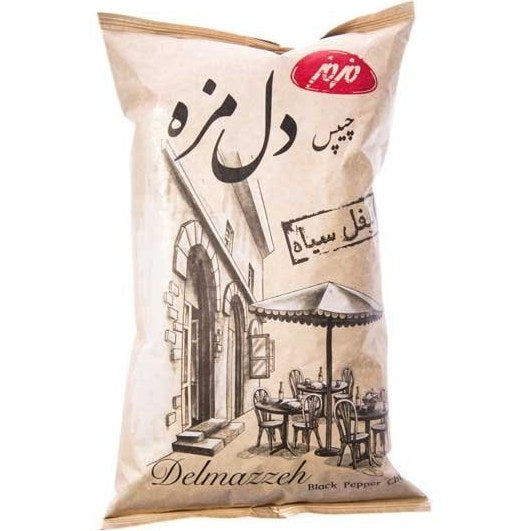 Mazmaz Chips Delmazzeh - Kettle Black Pepper 90 gr