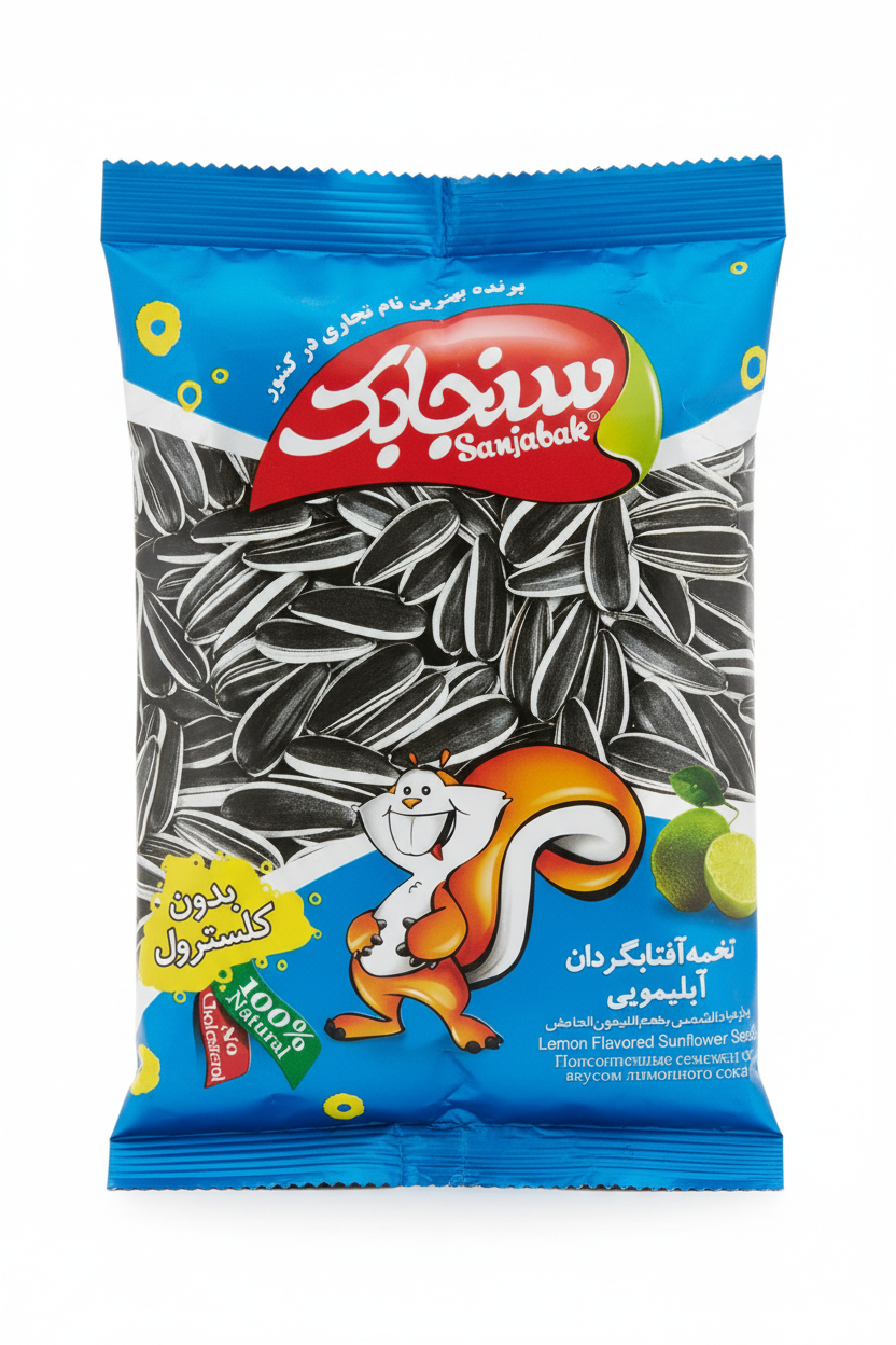 Sanjabak Seeds Lemon in blue snack bag