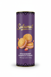 Salamat Strawberry Sandwich cookies enhanced